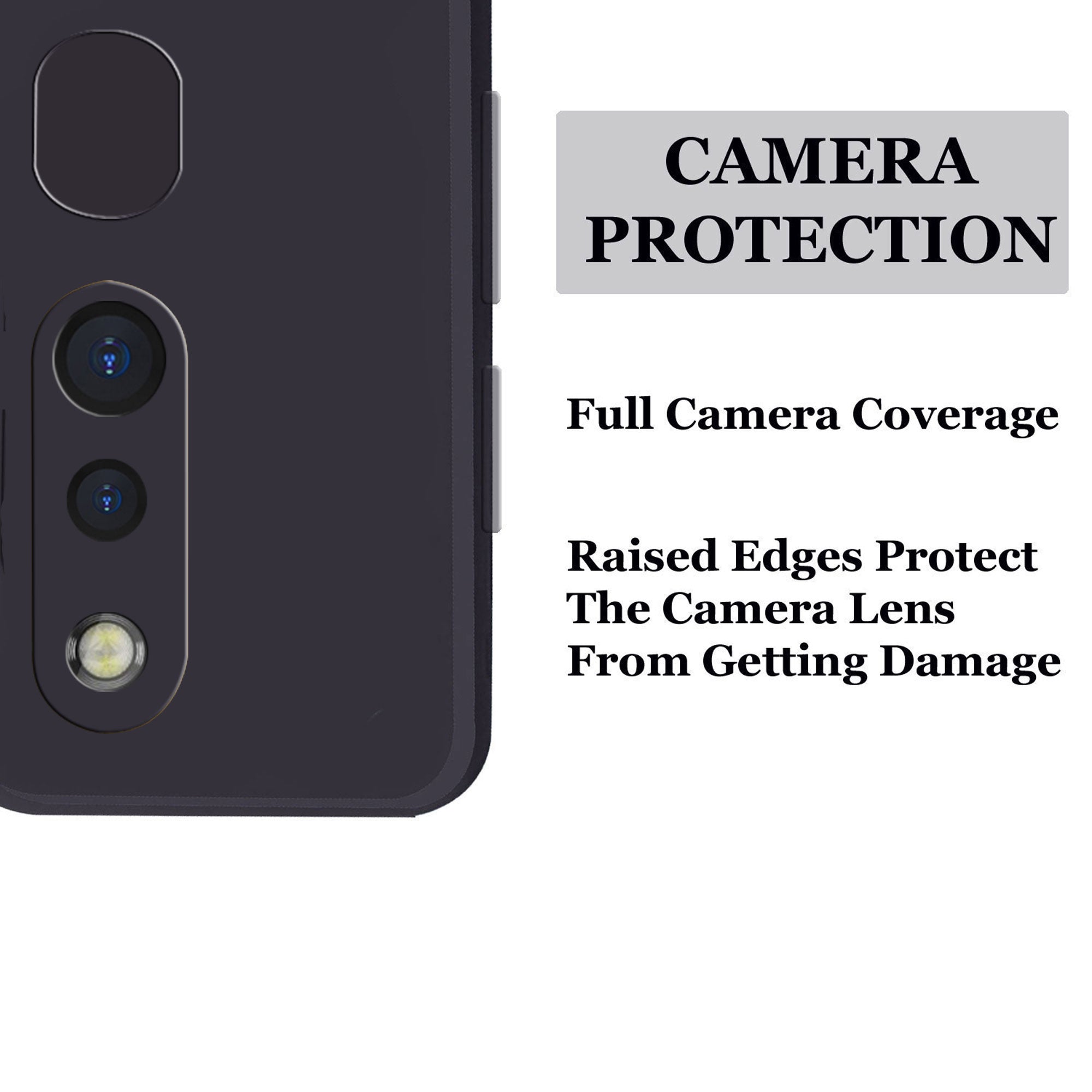 Oppo F11 Pro Liquid Silicone Back Cover Case With TPU & Matte Finish - Black