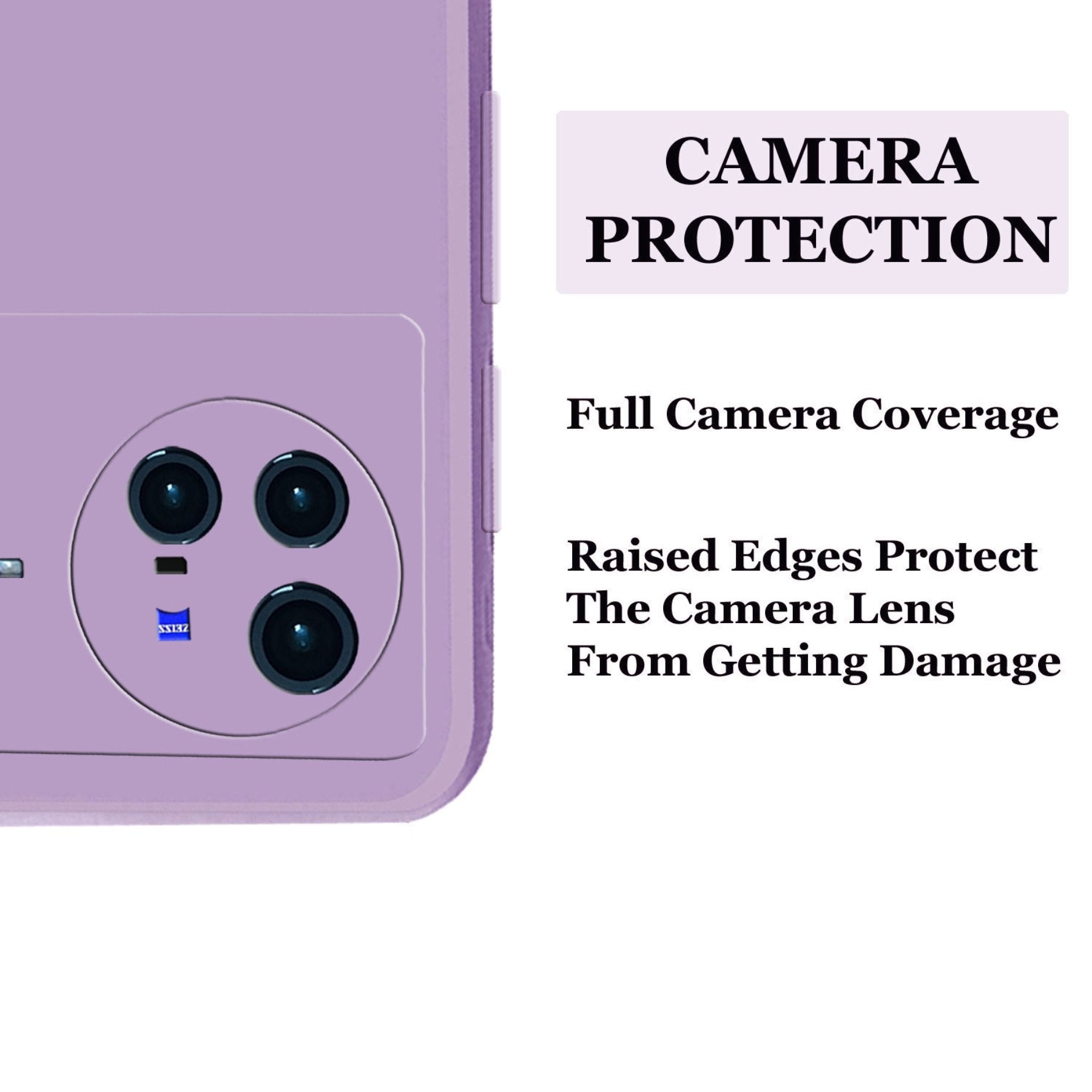 Vivo X80 5G Liquid Silicone Back Cover Case With TPU & Matte Finish - Purple