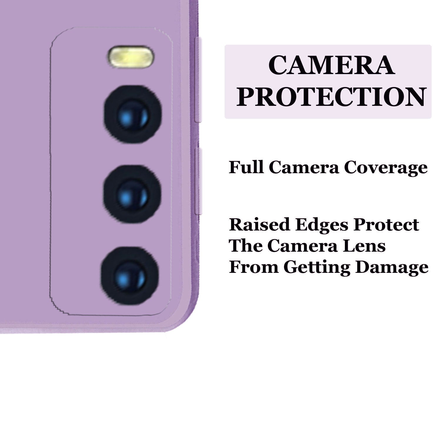 Vivo Y20 Liquid Silicone Back Cover Case With TPU & Matte Finish - Purple