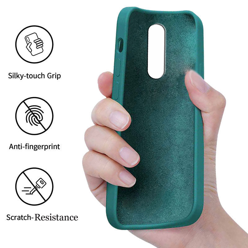 OnePlus 7 Pro Liquid Silicone Back Cover Case With TPU & Matte Finish -  Green