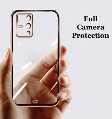 Electro Silicone Series Back cover Case For Vivo V23 Pro 5G - Black