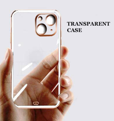Electro Silicone Series Back cover Case For iphone 13 - White