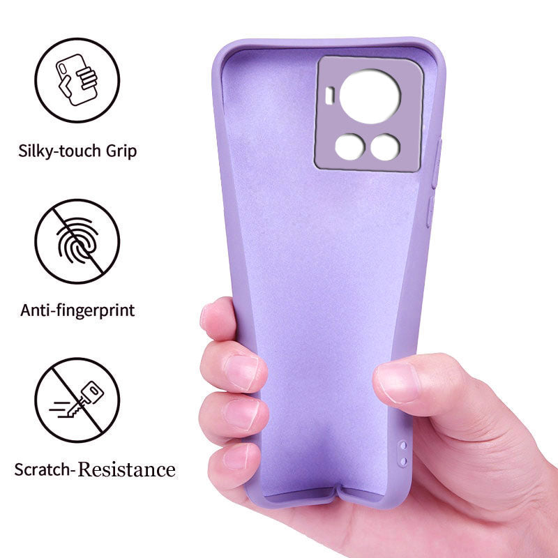 OnePlus Nord 3 Liquid Silicone Back Cover Case With TPU & Matte Finish - Purple
