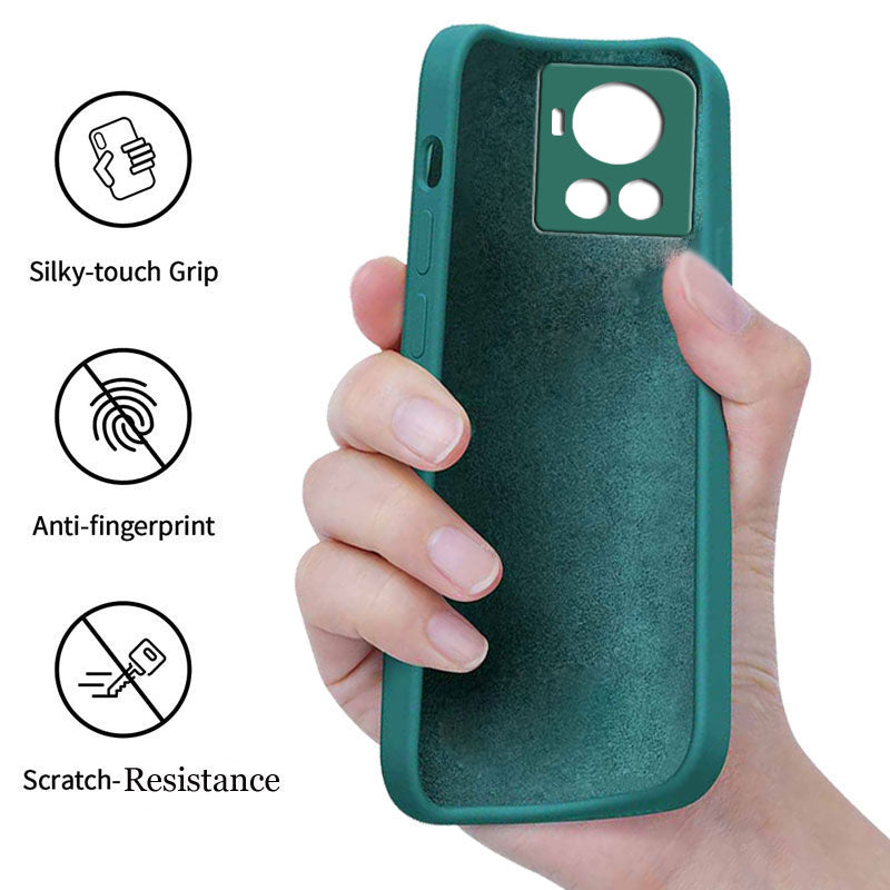 OnePlus Nord 3 Liquid Silicone Back Cover Case With TPU & Matte Finish - Green