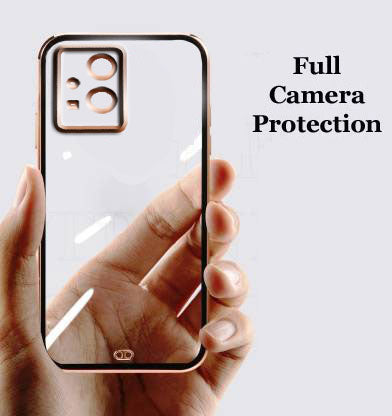 Electro Silicone Series Back cover Case For Vivo T1 5G / Vivo Y75 5G / iQOO Z6 5G - Black