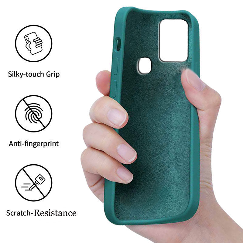Samsung Galaxy M31 Liquid Silicone Back Cover Case With TPU & Matte Finish - Green