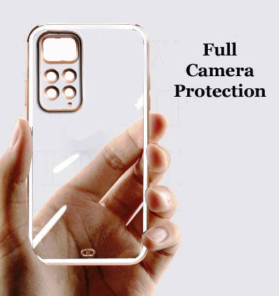 Electro Silicone Series Back cover Case For Mi Redmi Note 11 / Note 11s - White
