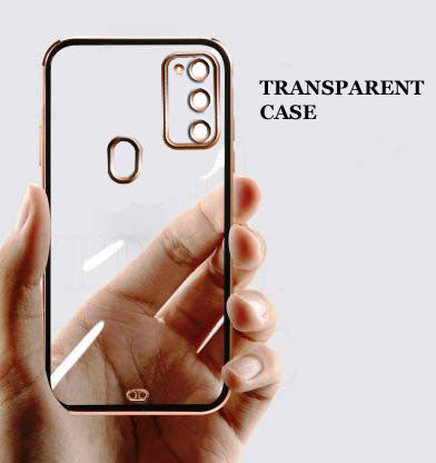 Electro Silicone Series Back cover Case For  Samsung Galaxy M21 / Samsung Galaxy M30s - Black