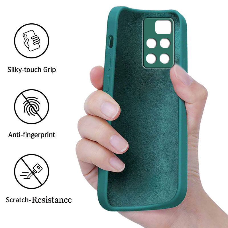 Xiaomi 11i 5G Liquid Silicone Back Cover Case With TPU & Matte Finish - Green
