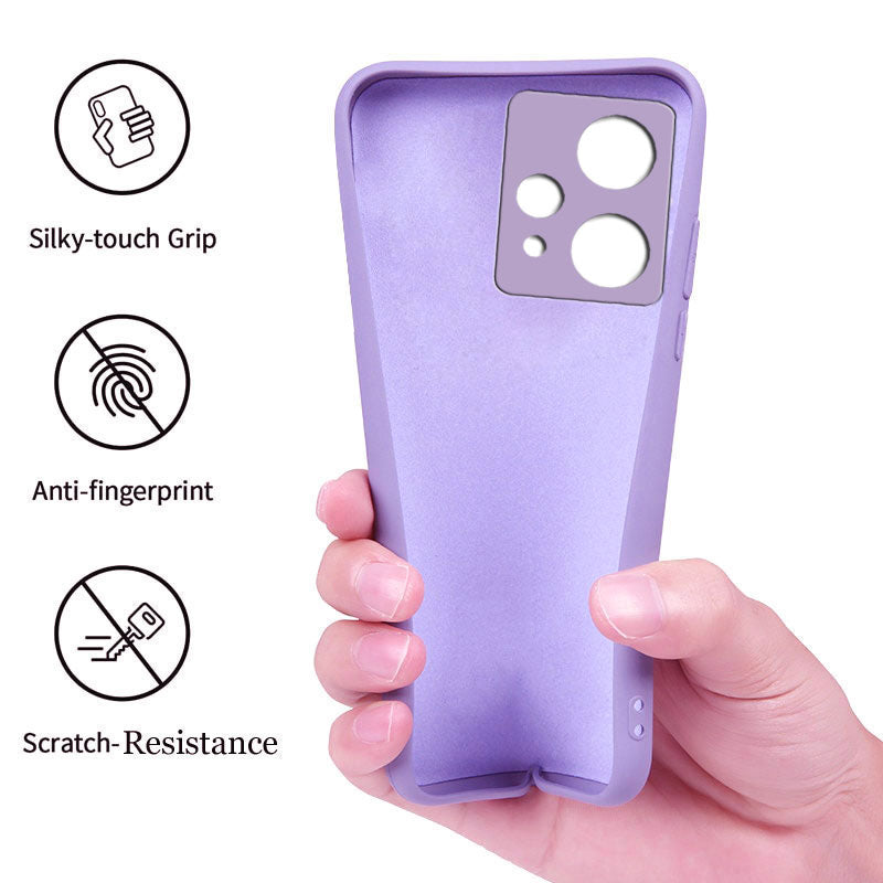OnePlus Nord CE 2 Lite 5G Liquid Silicone Back Cover Case With TPU & Matte Finish - Purple