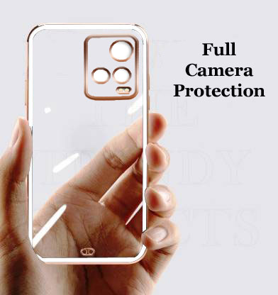 Electro Silicone Series Back cover Case For  Vivo Y21 / Y33s - White