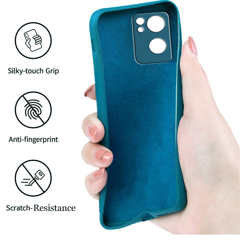 OnePlus Nord CE 2 5g Liquid Silicone Back Cover Case With TPU & Matte Finish - Blue