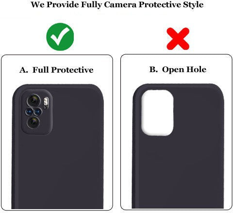 Redmi Note 10  4G / 10S Liquid Silicone Back Cover Case With TPU & Matte Finish - Black