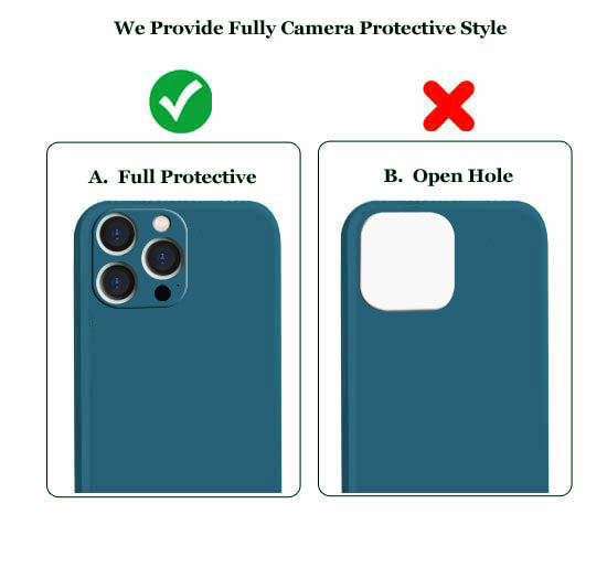 Iphone 13 Pro max Liquid Silicone Back Cover Case With TPU & Matte Finish - Blue