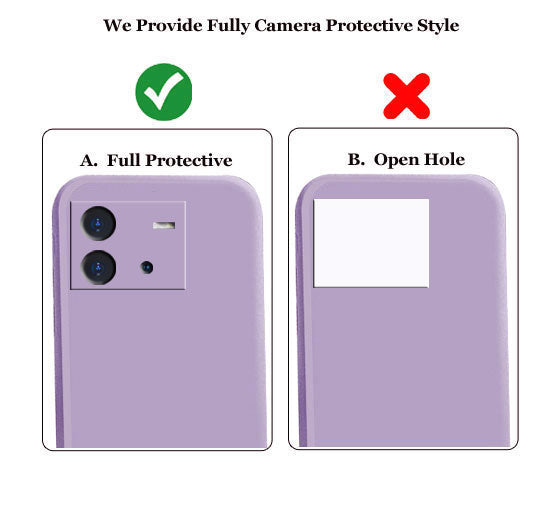 iQOO Neo 6 5G Liquid Silicone Back Cover Case With TPU & Matte Finish - Purple