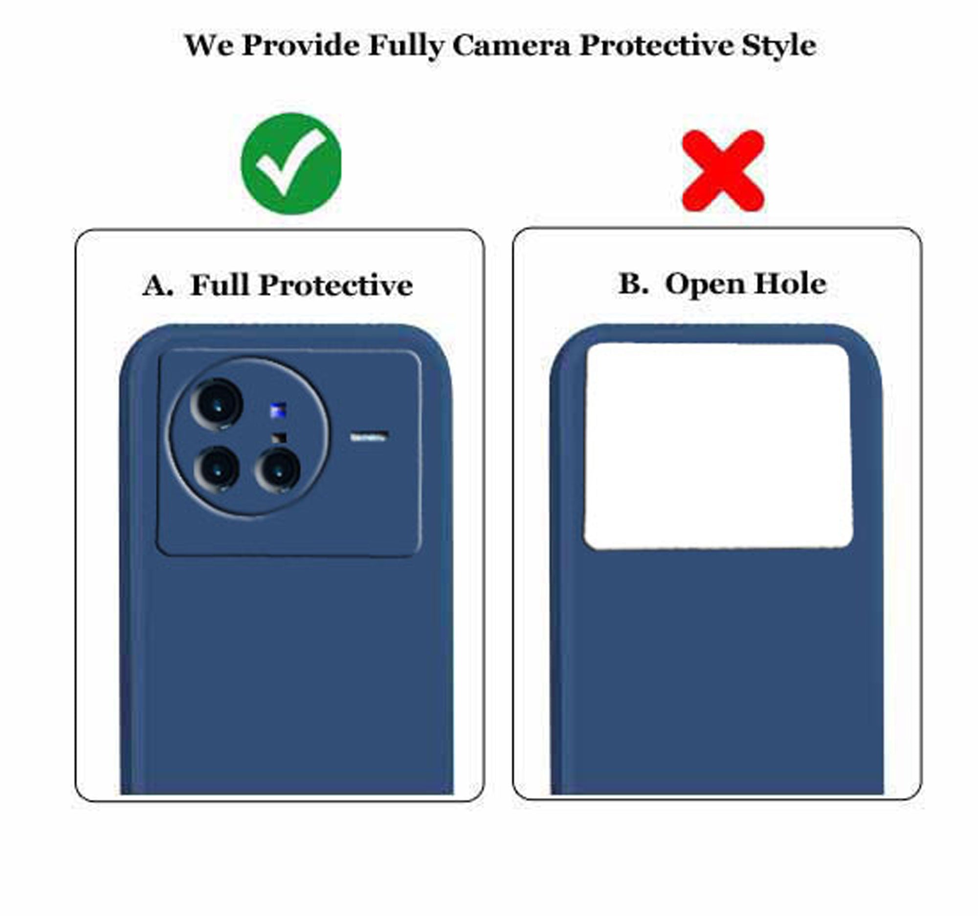 Vivo X80 Pro 5G Liquid Silicone Back Cover Case With TPU & Matte Finish - Blue