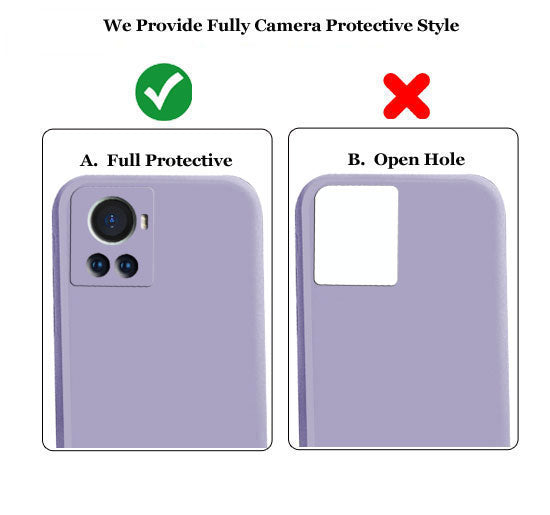 OnePlus 10R 5G Liquid Silicone Back Cover Case With TPU & Matte Finish - Purple