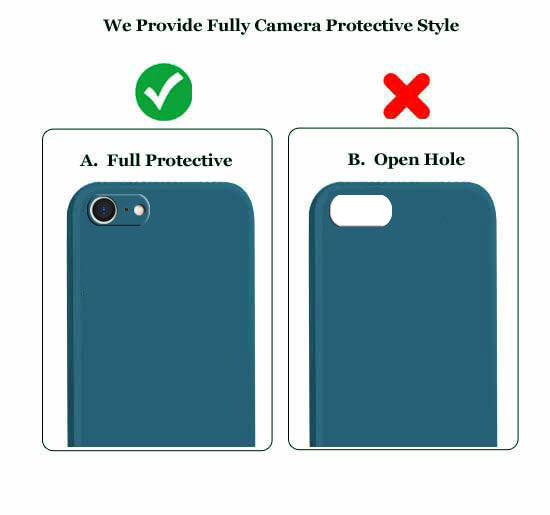 iphone 7 / iphone SE 2020 / Iphone 8 Liquid Silicone Back Cover Case With TPU & Matte Finish -  Blue