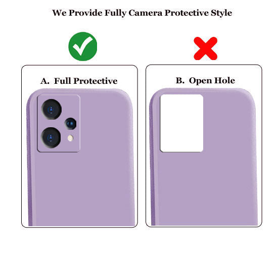 OnePlus Nord CE 2 Lite 5G Liquid Silicone Back Cover Case With TPU & Matte Finish - Purple