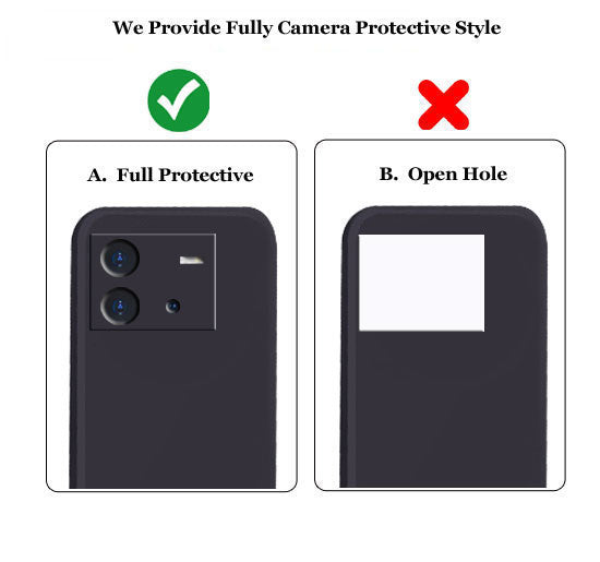 iQOO Neo 6 5G Liquid Silicone Back Cover Case With TPU & Matte Finish - Black