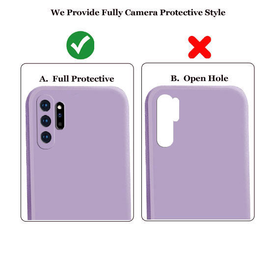Samsung Galaxy Note 10 Plus Liquid Silicone Back Cover Case With TPU & Matte Finish - Purple