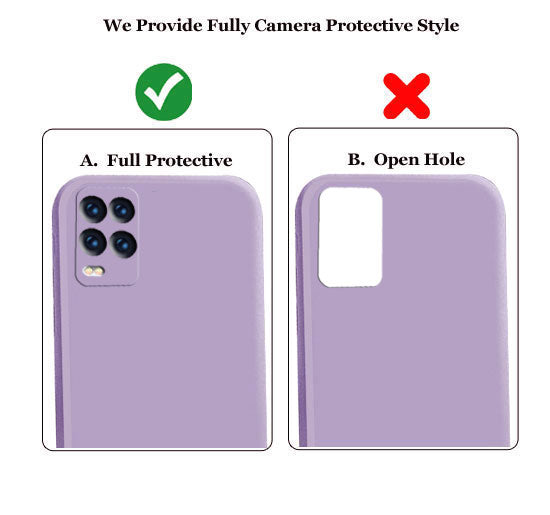 Realme 8 5G Liquid Silicone Back Cover Case With TPU & Matte Finish - Purple