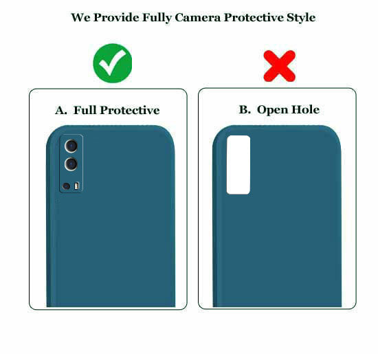 IQOO Z3 Liquid Silicone Back Cover Case With TPU & Matte Finish - Blue