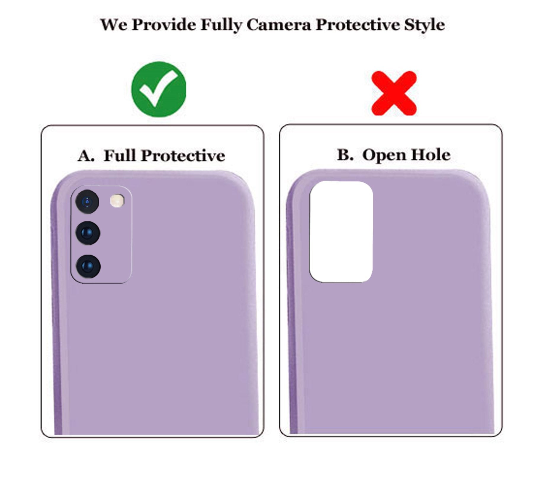 Samsung Galaxy M02s / F02s Liquid Silicone Back Cover Case With TPU & Matte Finish - Purple