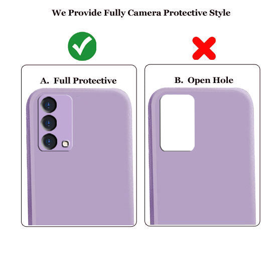 Realme GT Master Edition 5G Liquid Silicone Back Cover Case With TPU & Matte Finish - Purple