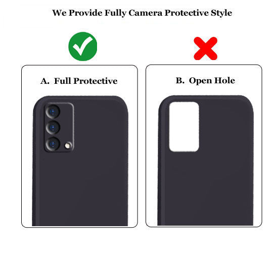 Realme GT Master Edition 5G Liquid Silicone Back Cover Case With TPU & Matte Finish - Black