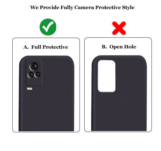 iQOO 7 Legend 5G Liquid Silicone Back Cover Case With TPU & Matte Finish - Black