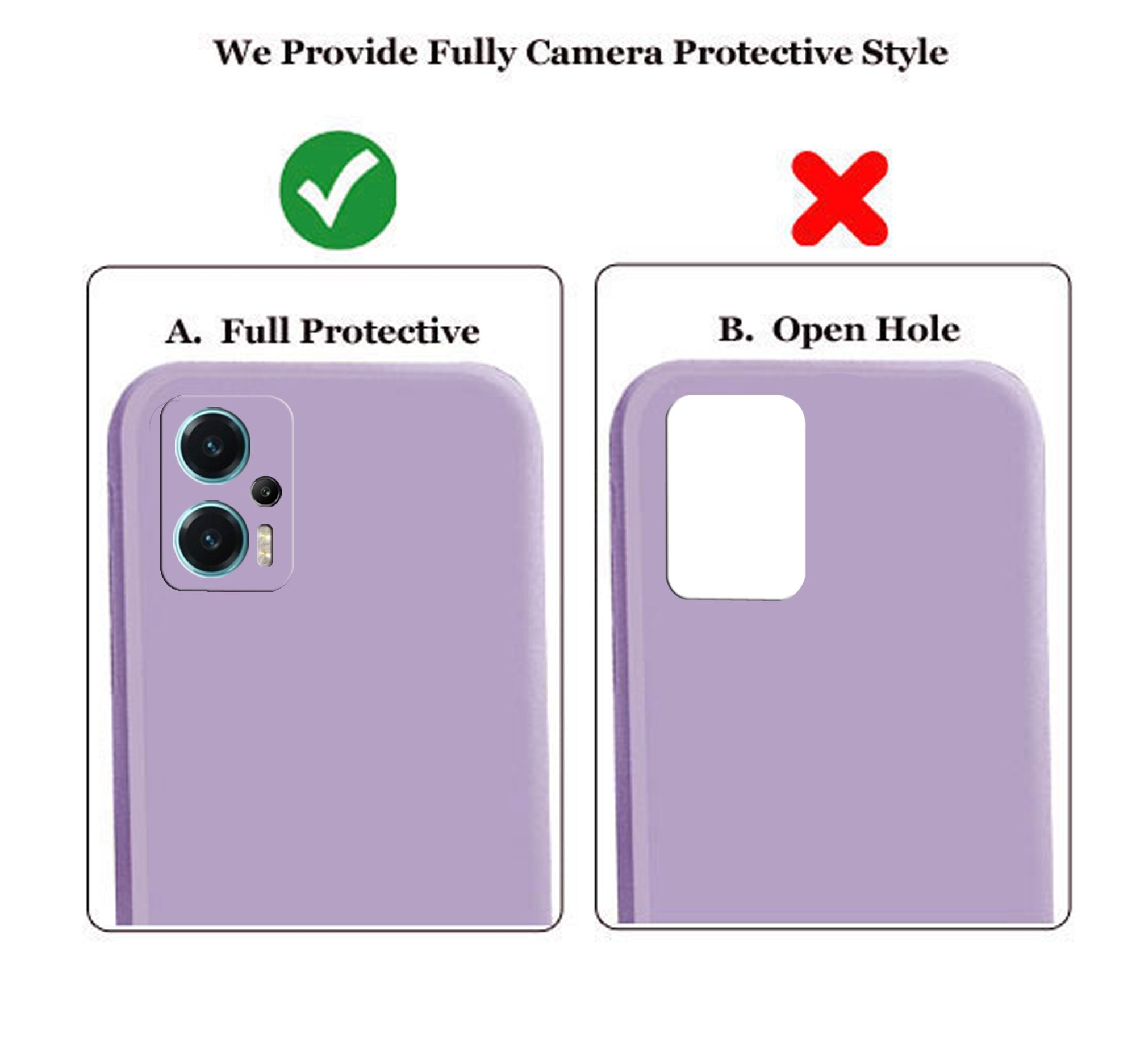 Redmi K50i 5G Liquid Silicone Back Cover Case With TPU & Matte Finish - Purple