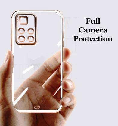 Electro Silicone Series Back cover Case For Mi Redmi Note 11T 5G / Poco M4 Pro 5G - White