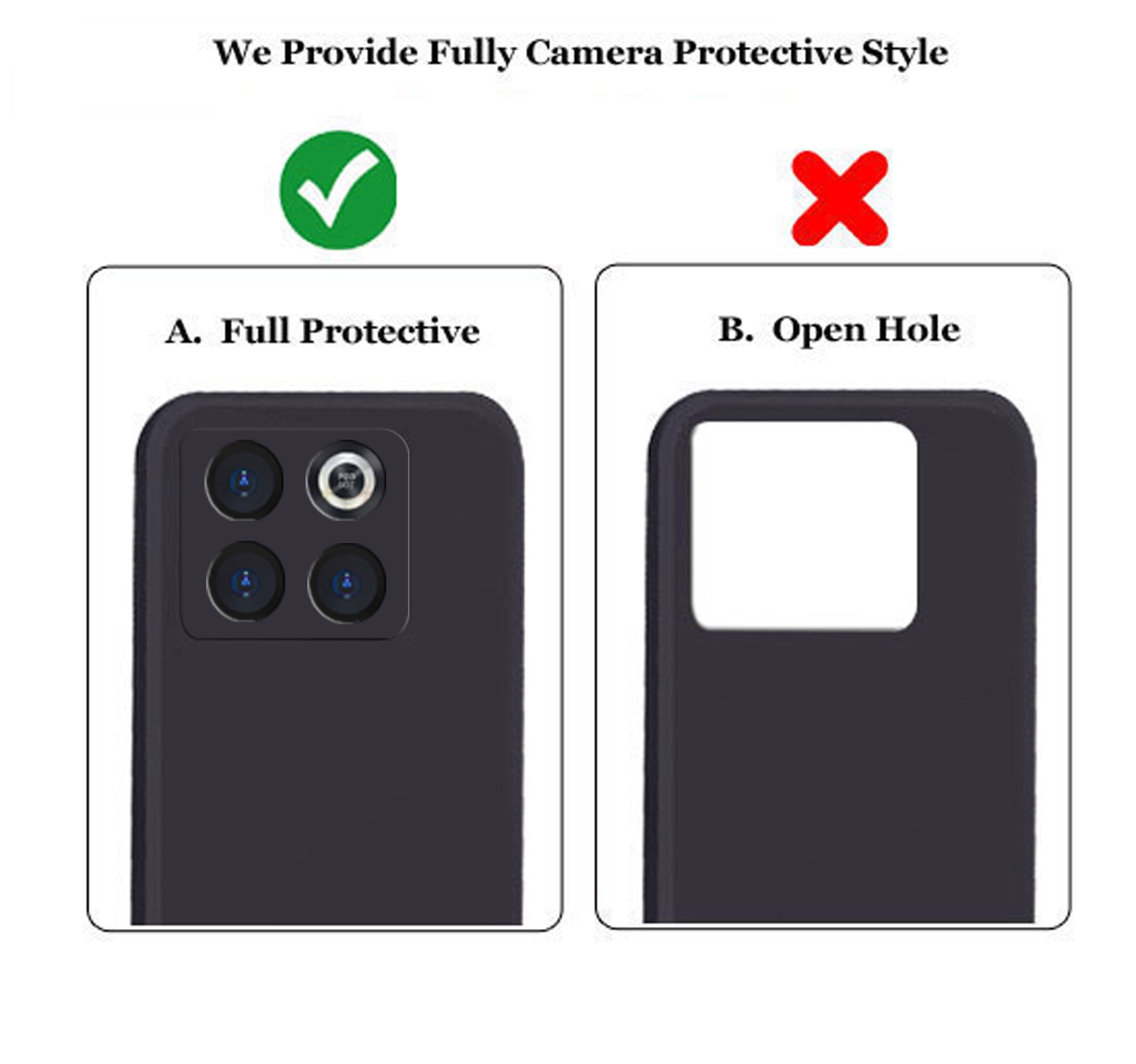 Oneplus 10T 5G  Liquid Silicone Back Cover Case With TPU & Matte Finish - Black