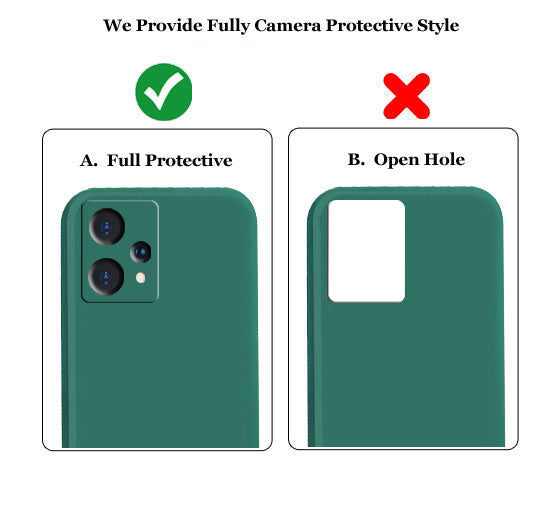 OnePlus Nord CE 2 Lite 5G Liquid Silicone Back Cover Case With TPU & Matte Finish - Green