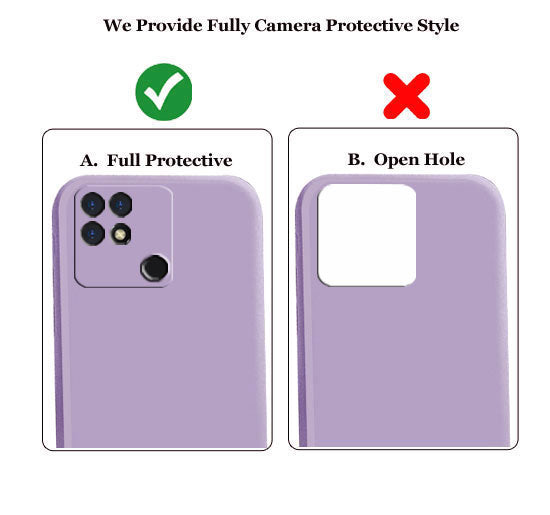 Redmi 10 / Redmi 10 Power Liquid Silicone Back Cover Case With TPU & Matte Finish - Purple