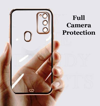 Electro Silicone Series Back cover Case For  Samsung Galaxy M21 / Samsung Galaxy M30s - Black