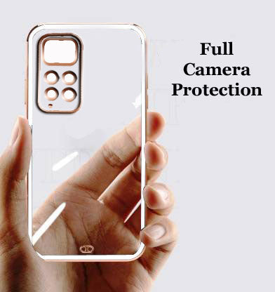 Electro Silicone Series Back cover Case For Mi Redmi Note 11 / Note 11s - White