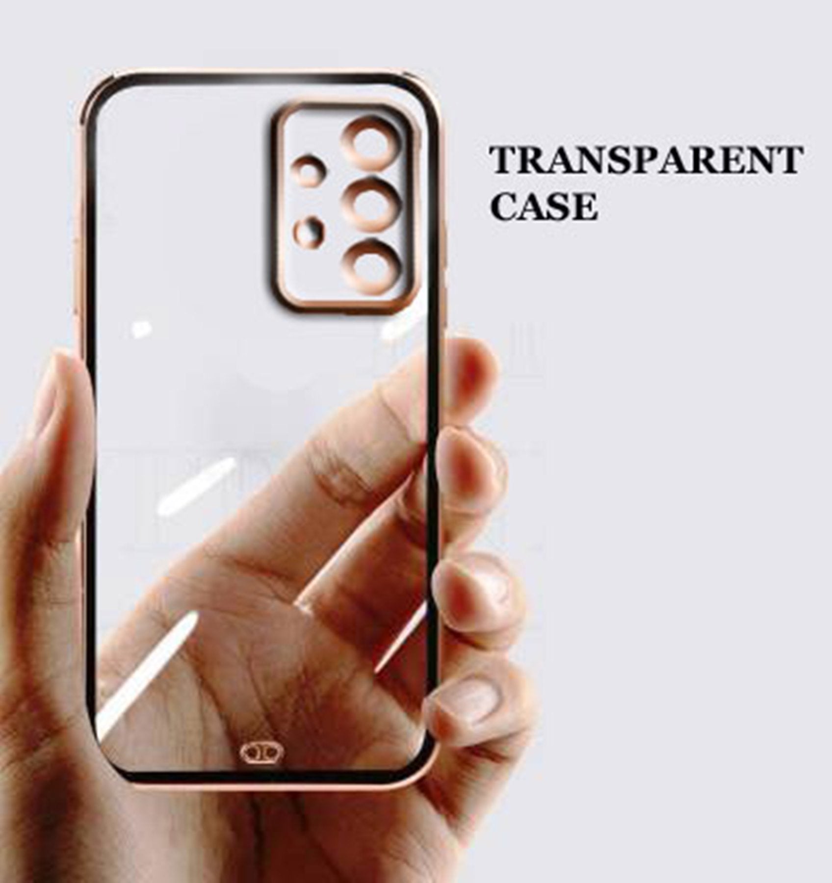 Electro Silicone Series Back cover Case For Samsung Galaxy A73 5G - Black