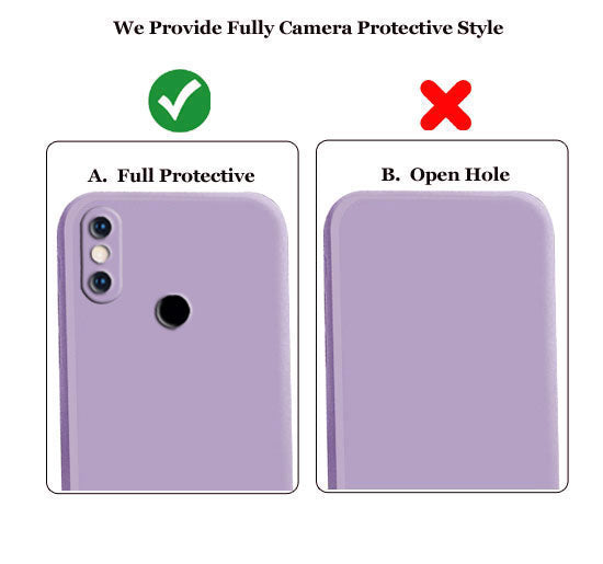 Redmi Note 5 Pro Liquid Silicone Back Cover Case With TPU & Matte Finish -  Purple