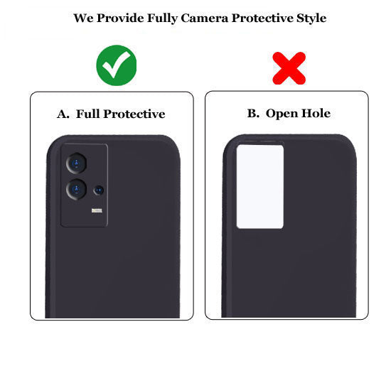 IQOO9 5G Liquid Silicone Back Cover Case With TPU & Matte Finish - Black