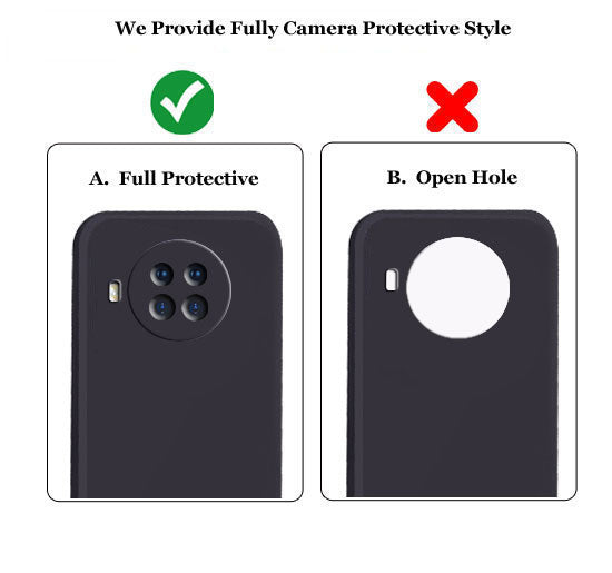 Xiaomi Mi 10i 5G Liquid Silicone Back Cover Case With TPU & Matte Finish - Black