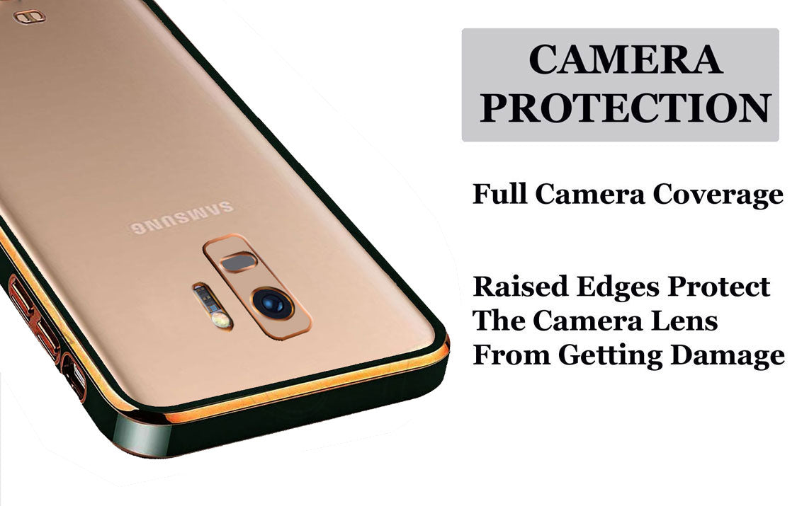 Electro Silicone Series Back cover Case For Samsung Galaxy S9 - Black