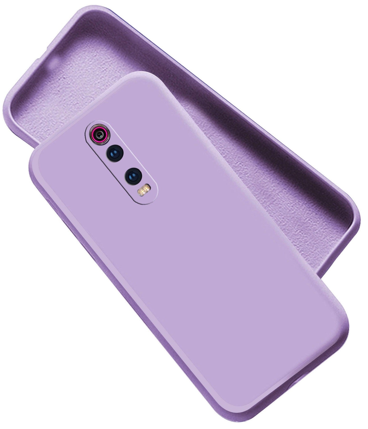 Mi Redmi K20 / K20 Pro Liquid Silicone Back Cover Case With TPU & Matte Finish - Purple