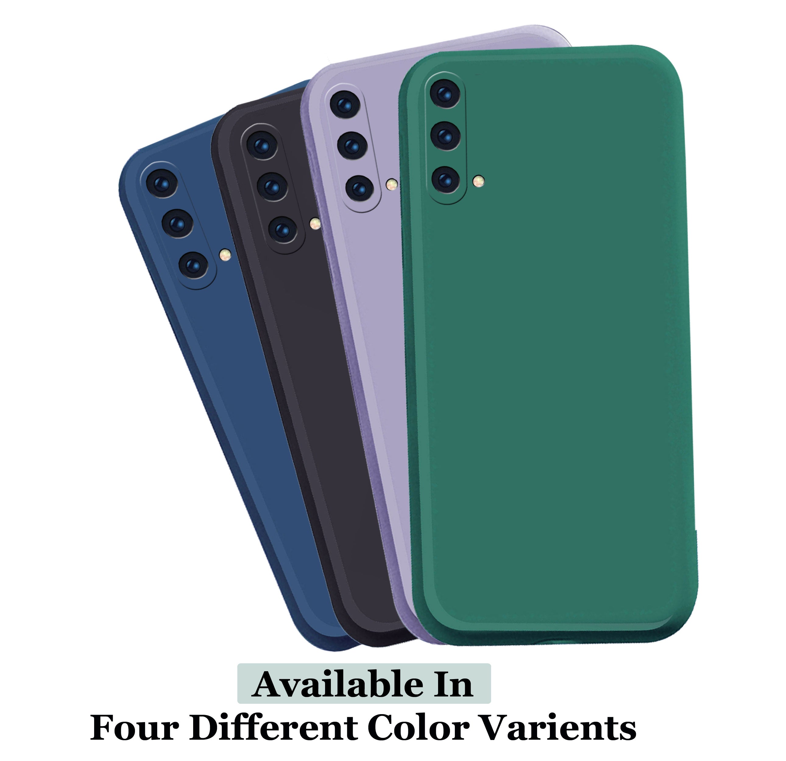 Oneplus Nord CE 5g Liquid Silicone Back Cover Case With TPU & Matte Finish - DarkGreen