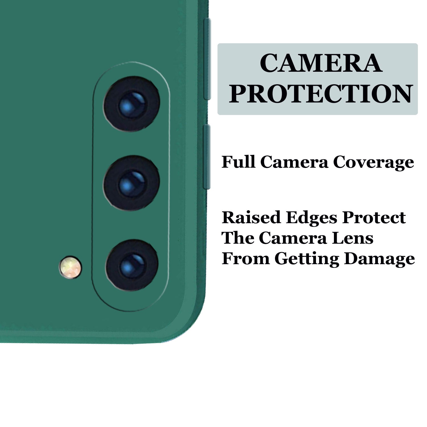 Oneplus Nord CE 5g Liquid Silicone Back Cover Case With TPU & Matte Finish - DarkGreen