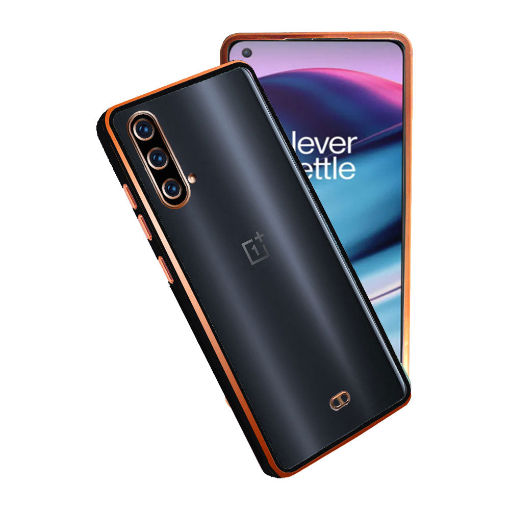 Electro Silicone Series Back cover Case For OnePlus Nord CE 5G - Black