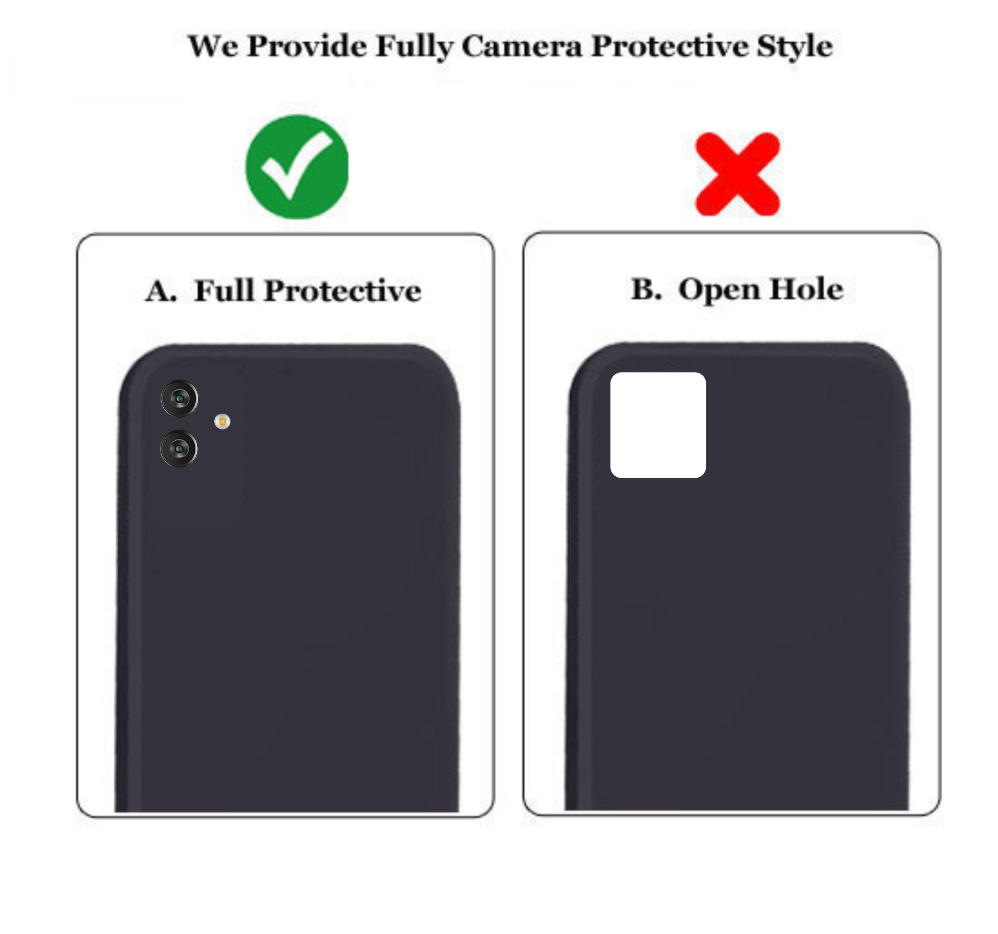 Samsung Galaxy M13 5G Liquid Silicone Back Cover Case With TPU & Matte Finish - Black