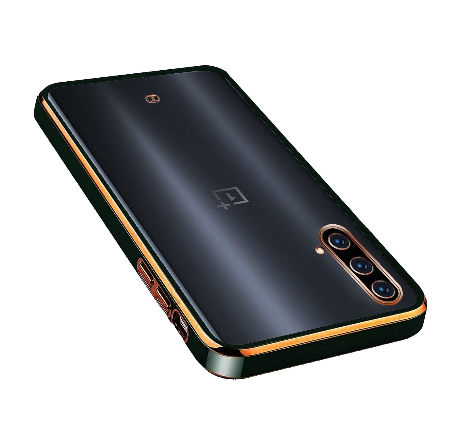 Electro Silicone Series Back cover Case For OnePlus Nord CE 5G - Black