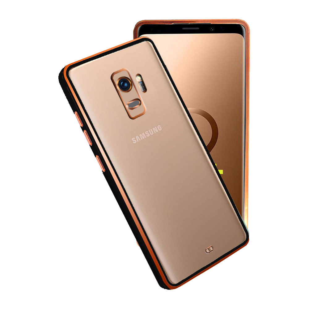 Electro Silicone Series Back cover Case For Samsung Galaxy S9 - Black